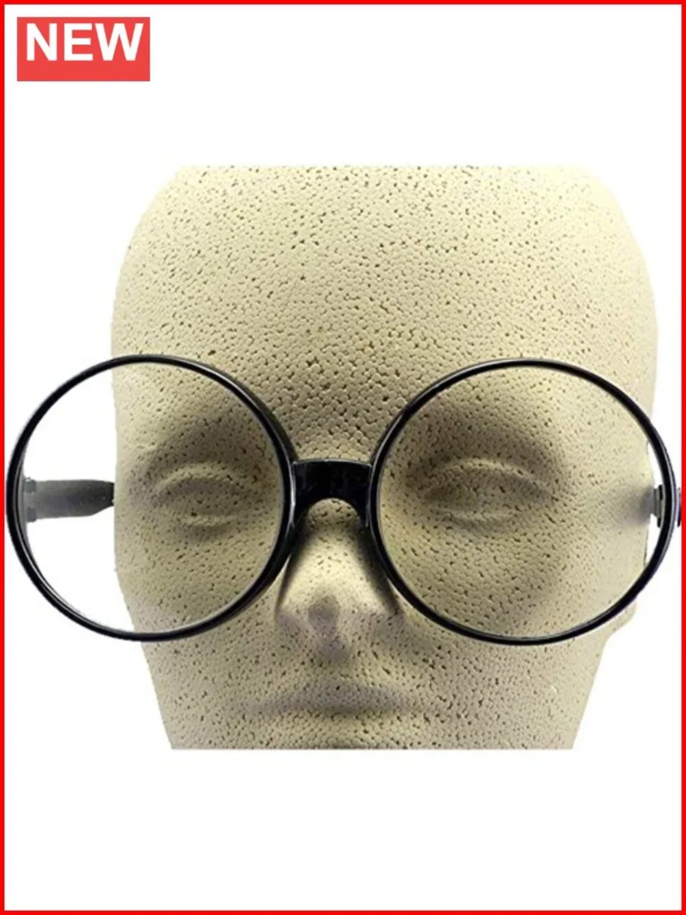 Big Round Eye Glasses for Costume Party, Plastic